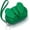 green, variant on Cute Elephant Shape Women's Small Compact Zipper Luxury Genuine Leather Pocket Wallet ， Mini Change/Coin Bag with Keychain