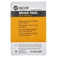 thumbnail image 5 of Niche Rear Right Brake Rotor Pad Kit for Kawasaki 43082-1237 Motorcycle MK1007241, 5 of 6