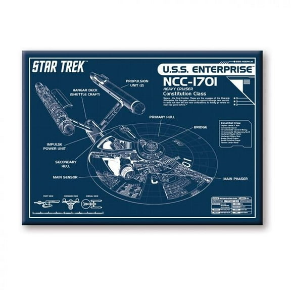 Star Trek U.S.S Enterprise Magnet