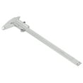 thumbnail image 1 of Mini Caliper Double Scale Plastic Vernier Caliper , High-Carbon Steel Measurement Gauge Ruler Tool For Workpieces Width, 1 of 8