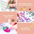 thumbnail image 5 of Glitter Gel Pen Glitter Pen Gel Pen D on Clearance! 1 Set * Glitter Gel Pen 6.24*3.9*1.17In, Fall Tool Series Relocy, 5 of 9