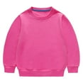 thumbnail image 5 of Auroural Girls Clothes 10-12 Winter Clothes Toddler Kids Boys and Girls Fashion Cute Solid Color Soft Long Sleeve Pants Hoodie Sweatpants Suit Hot Pink 10 Years, 5 of 10