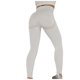 thumbnail image 1 of Pantalones de yoga de cintura alta con efecto scrunched para mujer - Leggings elásticos sólidos con cinturilla en forma de V para entrenar en el gimnasio, 1 of 5