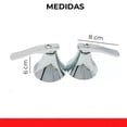 thumbnail image 4 of Juego de manerales Metalflu Eluis Cromo 4307, 4 of 4
