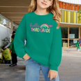 thumbnail image 2 of Generic Girls Back to School Cotton Sweatshirt Kids Crewneck Long Sleeve Third Grade Shirt Light Casual Walk Cute Preppy Pullover Top, 2 of 8