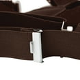 thumbnail image 4 of Buyless Fashion 2 Pack Suspenders for Men - 48" Elastic Adjustable Straps 1 1/4" - X Back - 5114-2-Brown, 4 of 7