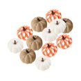 thumbnail image 3 of 12 calabazas artificiales para decoración otoñal, pequeñas calabazas decorativas para otoño, ideales para fiestas, festivales y cestas, 3 of 8
