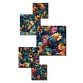thumbnail image 3 of Designart "Paisley Rhapsody Of Bohemia" Paisley Wall Art Set Of 5 - Multicolor Glam Wall Living Room Decor Set, 3 of 6