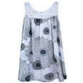 thumbnail image 1 of Women s Plus Size Floral Sleeveless Loose Boho Casual Short Dresses, 1 of 2