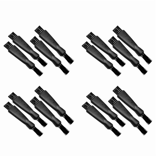 16 Piezas de Afeitadora de Doble Cara, Afeitadora, Cepillo de Limpieza, Cortadora, Cepillo, Cortadora, Cepillo de Limpieza para Hombres