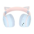 thumbnail image 4 of Auriculares de Música Plegables, Auriculares Con Orejas de Gato Led de 7 Colores, Auriculares para una una una conexión estable dento de 10 m, 4 of 7