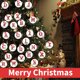 thumbnail image 2 of Adornos colgantes para árboles de Navidad - Alfabeto inicial con gorro de Navidad (K) Tmvgtek Para estrenar, 2 of 8