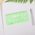 thumbnail image 6 of HEMLBOYW Furniture Construction Black Scale Drafting Drawing Stationery Template Ruler Plastic, 6 of 6