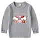 thumbnail image 5 of Hello Kitty camiseta de Color sólido para niños primavera otoño nueva camisa de cuello redondo para niños y niñas Camisa de manga larga de algodón para bebés, 5 of 5