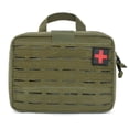 thumbnail image 1 of [Con Video] Médica Accesorios Accesorios Riñonera Multifunción Camuflaje Supervivencia para Montañismo Al Aire Libre (verde Militar), 1 of 9