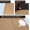 thumbnail image 2 of Cojín Universal JShteea Protector Antideslizante para Asiento Automóviles Beige, 2 of 9