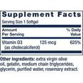 thumbnail image 3 of Vitamina D3 Life Extension 125mcg 5000 Iu 60 Cápsulas Apoyo A Huesos, 3 of 9