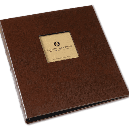 Gallery Leather Maine Presentation Binder 10 Sheet 20 Page Refill