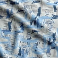thumbnail image 1 of Soimoi Texture Printed, Poly Canvas Fabric Decor Sewing Fabric By The Yard- 56 Inch WideDecorative Fabric For Curtains Tote bags-Blue, 1 of 5