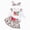Silver, variant on zuwimk Newborn Baby Girl Fall Outfit Set Romper Pants Infant Clothes Letter Print Long Sleeve Ribbed Jumpsuit Bodysuit Clothing(6-9 Months,Clear)