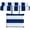 Blue and White Stripe, variant on vlrwzc Folding Deck Chair Seat Covers Beach Chair Canvas Replacement Cover Patio Waterproof Reclining Sling Replacement Seat Covers