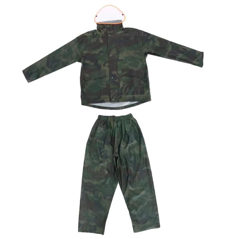 Trousers Rain Suit Set Hiking 3XL Army 