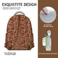 thumbnail image 5 of Giraffe Print Student Backpack - Durable Bookbag for School & College, Laptop Sleeve, Water-Resistant Work Bag, Fashionable Jungle Design for Travel, 5 of 6