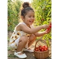 thumbnail image 6 of AceBaby Toddler Baby Girls Summer Outfits Floral Print Tops and Lace Trim Shorts 2Pcs Set,Size 6M-4T, 6 of 8