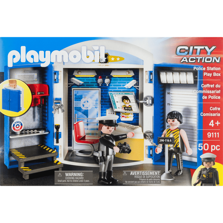 PLAYMOBIL Police Station Play Box 
