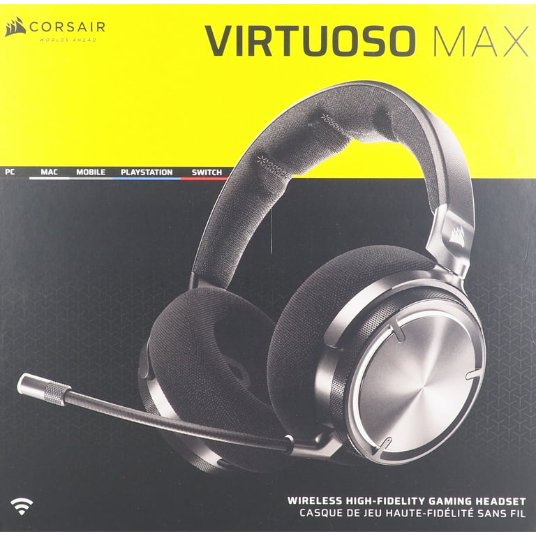 CORSAIR VIRTUOSO MAX Wireless Gaming Headset for PC, Mac, PS5, PS4
