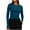 Sky Blue, variant on Women's Long Sleeve Baselayer Tops Slim Fit Long Sleeve Crewneck Undershirts Solid Color Casual Going Out Tops