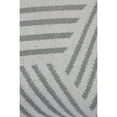 thumbnail image 4 of Ox Bay 20" x 20" Hand-Woven White/ Grey Geometric Organic Cotton Pillow Cover, 4 of 8