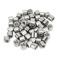 thumbnail image 2 of 50Pcs Round Coupling Nut Female Thread 304 Stainless Steel M6 Connector Nut for Home Decoration Maintenance, 2 of 14