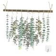 thumbnail image 1 of Decoración de pared bohemia colgante con vegetación para habitación, enredaderas falsas de eucalipto artificial 17x12 pulgadas, 1 of 9