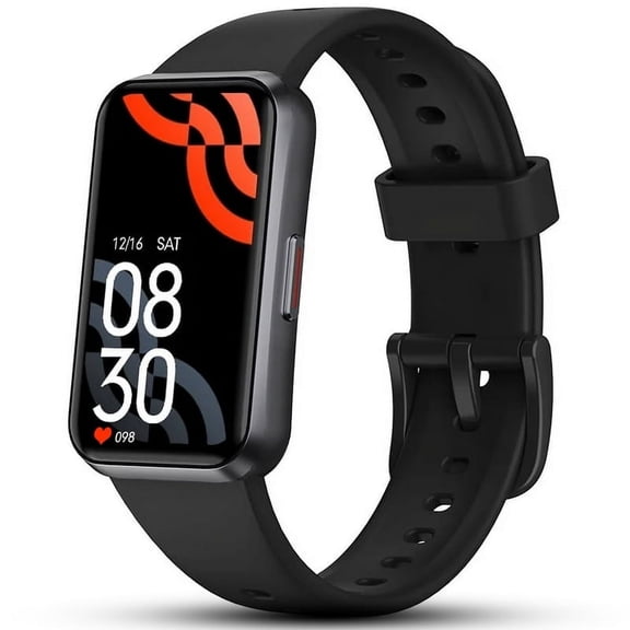 Mingdaln Women's Fitness Tracker, 1.45" with Answer/Make Calls, fits for Android iPhone Devices (Black)