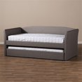 thumbnail image 2 of Bowery Hill Upholstered Daybed with Trundle in Gray, 2 of 7