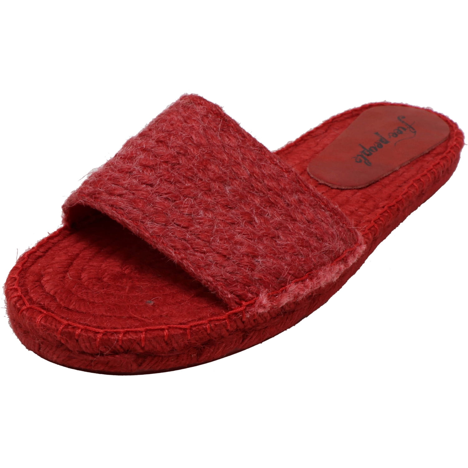 free people red sandals