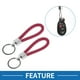thumbnail image 2 of Llavero de Coche Único Bargains Llavero Universal con Anillo para Llaves de Fob para Casa Aleación de Zinc Tono Plateado Rosa Rojo 2 Pcs, 2 of 6