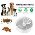 thumbnail image 3 of Walbest Slow Food Bowl, Puzzle Dog Bowl Slows Eating Speed by 15x Safe Easy to Clean Feeding Bowl for Small Medium Dogs Cats, 3 of 8
