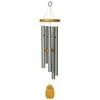Woodstock Wind Chimes Signature Collection, Chicago Blues Chime, 25'' Silver Wind Chime CWS