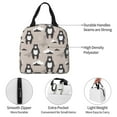 thumbnail image 2 of Kdxio Cartoon Bear Brown Print Insulated Lunch Bag,Reusable Tote Lunch Box for Women Men,Leakproof Cooler Lunch Bags for Work Office Travel Picnic, 2 of 6