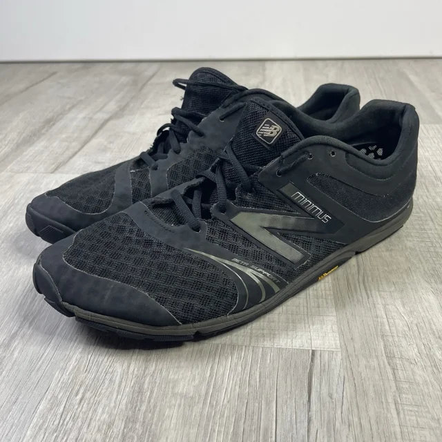 New Balance Minimus Men's Size 14 2E (Wide) Running Shoes Triple Black MX20 H