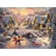 thumbnail image 3 of Ceaco Thomas Kinkade Mickey and Minnie Sweetheart Skating 1000-Piece Interlocking Jigsaw Puzzle for Adults Ages 14+, 3 of 6