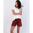 thumbnail image 5 of Real Essentials 3 Pack: Womens Ultra-Soft Comfy Stretch Pajama Lounge Shorts Elegant Sleepwear(Available In Plus Size), 5 of 6