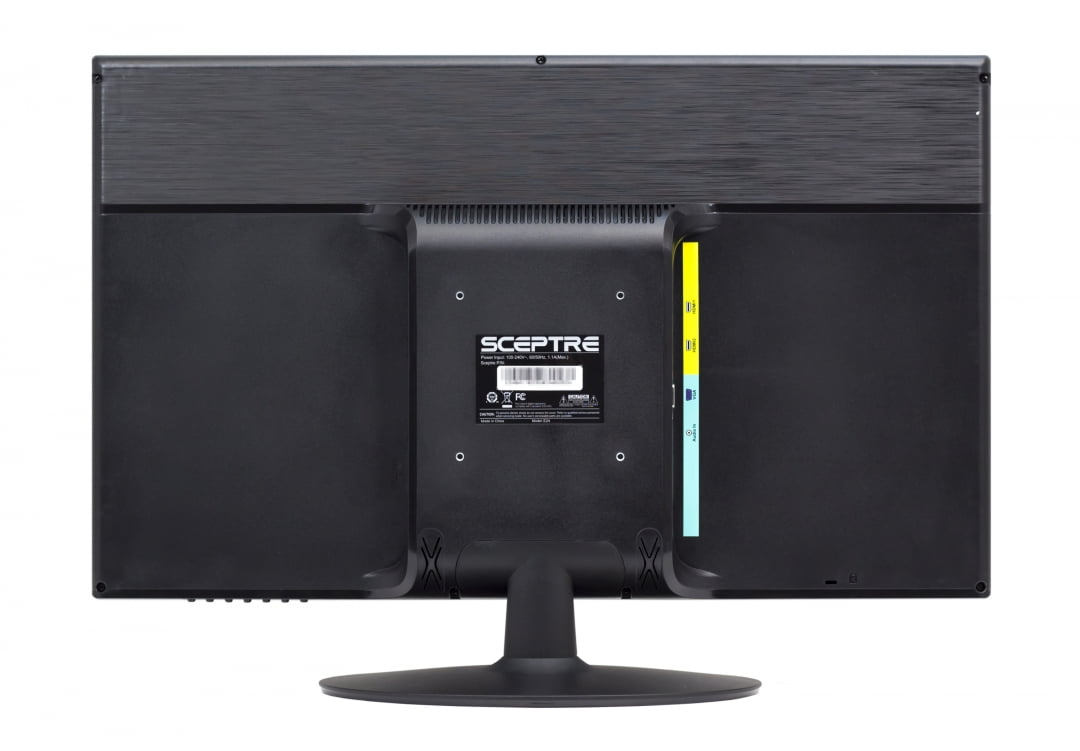 Sceptre 24" 75Hz Full HD 1080P LED Monitor HDMI VGA Build in Speakers, Brushed Black 2019 (E248W-19203S)