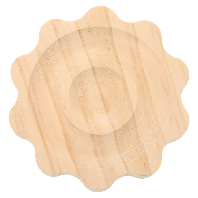 SHISUYAN Wooden Bead Tray for Jewelry Making with Groove for Home Use Khaki Color 7.8 Inches