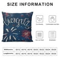 thumbnail image 5 of Pillow Covers Independence Day Red and Blue Stars Freedom Decorative Throw Pillow Cover Cushion Cases for Home Sofa Couch Chair Living Room, 5 of 5