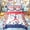 WHite Red Blue, variant on Erosebridal Baseball Ice Cream Twin Bedding Sets, Green Splash Graffiti Bedding Comforter Set, 7-Piece