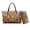 Fox Butterfly, variant on ZUXONGSY Leather Owl Print Top Handle Bag and Wristlet Wallet 2 PCS for Women Large Top Handle Satchel with PU Purses Top Handle Tote Bag with Handle for Shopping, Tours, Hiking