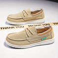 thumbnail image 5 of New Summer  Casual Loafers for Men Men'S Low-Top Slip-On Canvas Shoes,, 5 of 9